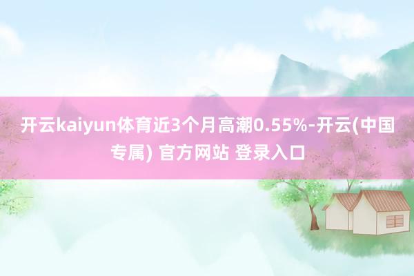开云kaiyun体育近3个月高潮0.55%-开云(中国专属) 官方网站 登录入口